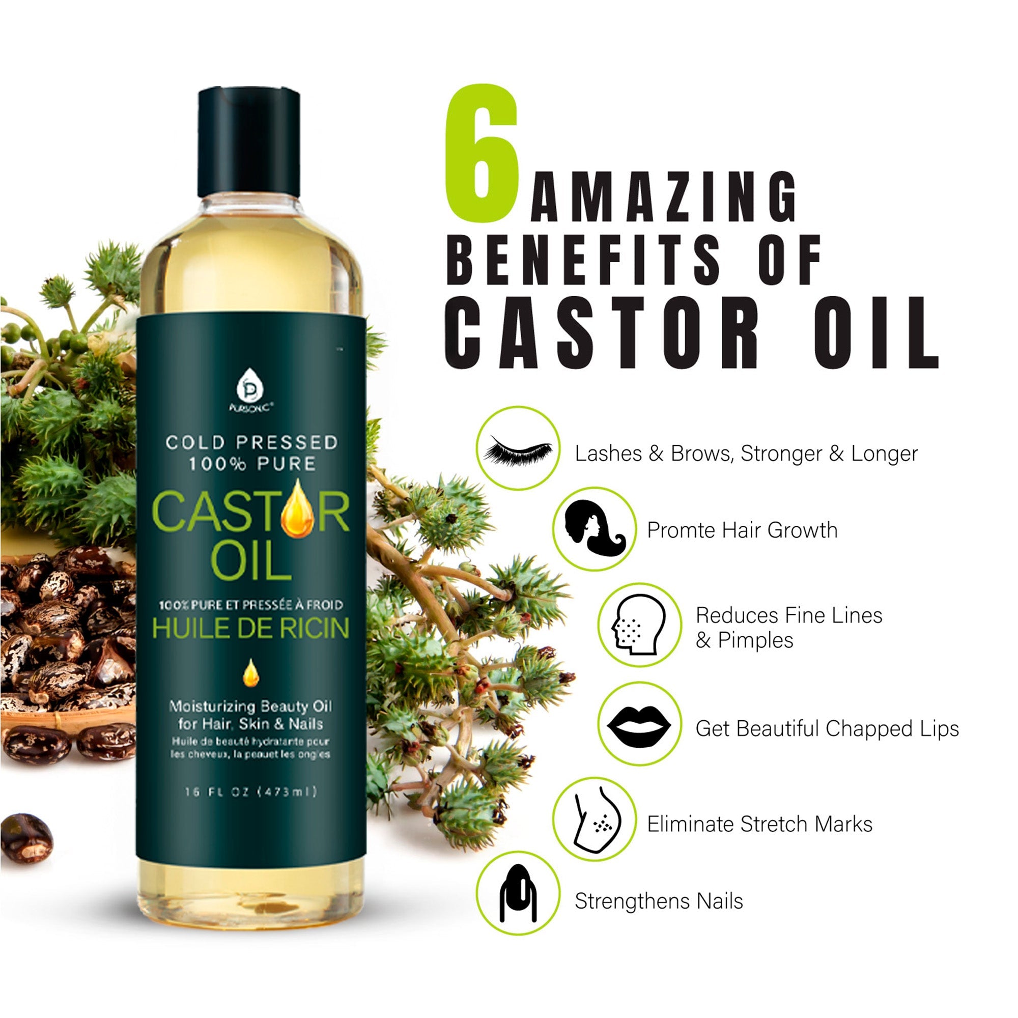 100% Pure Castor Oil